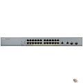 ZYXEL GS1350-26HP-EU0101F L2 коммутатор PoE+ для IP-видеокамер 24xGE PoE+, 2xCombo (SFP/RJ-45), бюджет PoE 375 Вт, дальность передачи питания до 250 м, автоперезагрузка PoE-портов