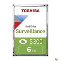 6TB Toshiba Surveillance S300 (HDWT860UZSVA/HDKPB06Z0A01S) {SATA 6.0Gb/s, 5400 rpm, 256Mb buffer, 3.5" для вид