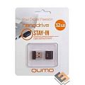 USB 2.0 QUMO 32GB NANO [QM32GUD-NANO-B] Black