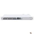 MikroTik CRS312-4C+8XG-RM Коммутатор Cloud Router Switch (L3) 8х 1G/2.5G/5G/10G RJ45,  4х 10G RJ45/SFP+ with RouterO