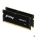 Kingston 32GB 6400MT/s DDR5 CL38 SODIMM (Kit of 2) FURY Impact XMP KF564S38IBK2-32