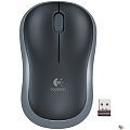 910-002252  Logitech Wireless Mouse M185 dark grey USB