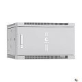 Cabeus SH-05F-6U60/35m Шкаф телекоммуникационный настенный 19" 6U 600x350x368mm (ШхГхВ) дверь металл, цвет серый