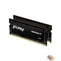 Kingston DRAM 16GB 3200MHz DDR4 CL20 SODIMM (Kit 2x8Gb) FURY Impact KF432S20IBK2/16