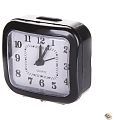 Perfeo Quartz часы-будильник "PF-TC-004", прямоугольные 8*7,5 см, чёрные