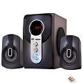 Ginzzu GM-405 2.1 с Bluetooth, выходная мощность 20Вт + 2х10Вт, аудиоплеер USB-flash, SD-card, FM-радио, пульт ДУ - 21