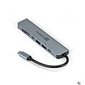 Exegate EX293983RUS Док-станция ExeGate DUB-21C/PD/CR/H (кабель-адаптер USB Type-C --> 2xUSB3.0 + Card Reader + PD 100W