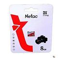 Micro SecureDigital 8GB Netac P500 ECO   (без SD адаптера)