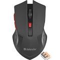 Defender Accura MM-275 RED USB [52276] {Беспроводная оптическая мышь, 6 кнопок, 800-1600 dpi }