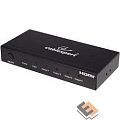 Gembird DSP-4PH4-02 Разветвитель HDMI Cablexpert, HD19F/4x19F, 1 компьютер => 4 монитора, Full-HD, 3D, 1.4v
