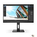 LCD AOC 27'' Q27P2Q {IPS 2560х1440 300cd 178/178 1000:1 16.7M 4ms D-Sub HDMI DisplayPort USB-Hub Height adj Pivot Tilt 