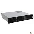 Procase RM238-B-0 Корпус 2U Rack server case, черный, без блока питания(PS/2,mini-redundant), глубина 380мм, MB 9.6"x9.