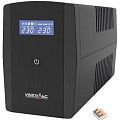 Импульс ИБП Юниор Смарт 2200 {2200/1320 ВА/Вт, LCD, USB, RJ11/RJ45, SCHUKOx4},черный [JS22223]