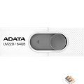 A-DATA Flash Drive 64GB UV220  USB2.0, белый и серый [auv220-64g-rwhgy]