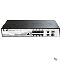 D-Link DGS-1210-10/ME/B2A Управляемый L2 коммутатор с 8 портами 10/100/1000Base-T и 2 портами 1000Base-X SFP