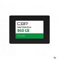 CBR SSD-960GB-2.5-LT22, Внутренний SSD-накопитель, серия "Lite", 960 GB, 2.5", SATA III 6 Gbit/s, SM2259XT, 3D TLC 