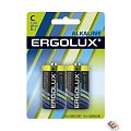 Ergolux..LR14 Alkaline BL-2 (LR14 BL-2, батарейка,1.5В)  (2 шт. в уп-ке)