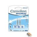 Camelion   AAA- 900mAh Ni-Mh  Always Ready  BL-2 (NH-AAA900ARBP2, аккумулятор, 1.2В)  (2 шт. в уп-ке)