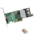 LSI (LSI00330) Контроллер LSI Logic MegaRAID SAS 9271-8i SGL 1GB DDRIII PCI-E, 8-port 6Gb/s, SAS/SATA RAID Adapter RTL