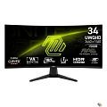 MSI MAG 34" 346CQ {VA Curved 3440x1440 180Hz 1ms 300cd 2xHDMI DisplayPort Internal Vesa}