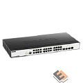 D-Link DGS-3000-28X/B1A Управляемый L2 коммутатор с 24 портами 10/100/1000Base-T и 4 портами 10GBase-X SFP+