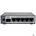 MikroTik E60iUGS Маршрутизатор проводной, HEX S(2025), 2 ядра (950 МГц), 5х 1G RJ45, SFP, USB, раздача PoE
