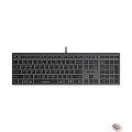 Клавиатура A4Tech Fstyler FX60H серый USB slim LED (FX60H GREY/NEON) [FX60H GREY/NEON]
