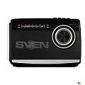 SVEN АС SRP-155, чёрный (3 Вт, Bluetooth, FM/AM/SW, USB, microSD, фонарь, встроенный аккумулятор)