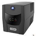ИБП CBR [QTM-1200T-4F-LCUC] Line Interactive  1200VA/720W 7Ah12V*2 4 x Shuko, HID-USB, RJ45/11