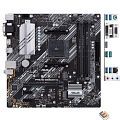 ASUS PRIME B550M-A (Socket AM4, mATX, 4xDDR4(128GB), VGA/DVI-D/HDMI 2.1, 1xPCIe 4.0x16/2xPCIe 3.0, 1xLAN, 4xSATA 6Gb/s, 2xM.2, 6xUSB 3.2, 1xPS/2)