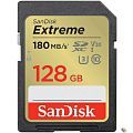 SecureDigital 128GB SanDisk SDXC Class 10 V30 UHS-I U3 Extreme 180MB/s