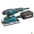 Makita BO3710 Вибрационная шлифовальная машина [BO3710] {190Вт,93х228мм,11000об\м,ампл-2.6мм,1.6кг,кор,п\сборник,зажим }
