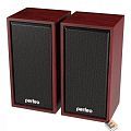 Perfeo колонки "CABINET" 2.0, мощность 2х3 Вт (RMS), махагон, USB