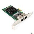 Exegate EX299699RUS Сетевой адаптер ExeGate EXE-I350-T2V1 (PCI-E x1, порты 2xRJ45 (медные), 10/100/1000Mbps, Gigabit 