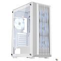 1STPLAYER BULLET HUNTER H6 ARGB White / ATX / 4x120mm ARGB fans / H6-WH-4F7-W