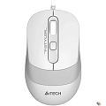 Мышь компьютерная A4Tech Fstyler FM10S белый/серый 1600dpi/USB/4but