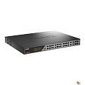 D-Link DSS-200G-28MPP/A1A Настраиваемый L2 коммутатор с 24 портами 10/100/1000Base-T и 4 комбо-портами 100/1000Base-T/S