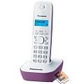 Panasonic KX-TG1611RUF (сиреневый) {АОН, Caller ID,12 мелодий звонка,подсветка дисплея,поиск трубки}