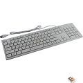 Клавиатура Oklick 500M белый USB slim Multimedia  [1061586]