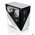 Корпус Thermaltake Divider 170 TG ARGB Snow/White CA-1S4-00S6WN-00 /Win/SPCC/Tempered Glass*1/120mm ARGB PWM Fan*2