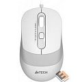 A-4Tech Мышь FStyler FM10 WHITE белый/серый оптическая (1000dpi) USB [1147676]