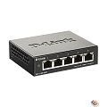 D-Link DGS-1100-05V2/A1A Настраиваемый L2 коммутатор с 5 портами 10/100/1000Base-T