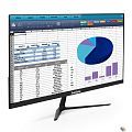 LCD ExeGate 21.5" EP2207T SmartView черный {IPS 1920x1080 75Hz 5ms 16:9 250cd 1000:1 178/178 D-Sub HDMI VESA} [EX300
