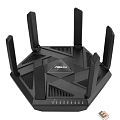 ASUS RT-AXE7800 Маршрутизатор 5 LAN, 2500 Мбит/с, 1000 Мбит/с, 4 (802.11n), 5 (802.11ac), 6 (802.11ax), 1 x USB 3.2, 3G, 4G/LTE
