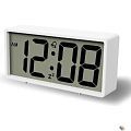 Perfeo Часы-будильник "Tablo", белый, (PF-S6118)