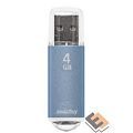 Smartbuy USB Drive 4GB V-Cut Blue (SB4GBVC-B)