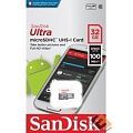 Micro SecureDigital 32Gb SanDisk Ultra® microSDHC 100MB/s Class 10 UHS-I SDSQUNR-032G-GN3MN