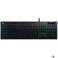 920-008991 Logitech Клавиатура G815 carbon GL Tactile игровая механическая черный USB Multimedia LED