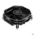 Cooler ID-Cooling IS-30i BLACK LGA1700/1200/115X низкопрофильный высота 30mm (36шт/кор, TDP 100W, PWM, 4 тепл.трубки п