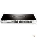 D-Link DGS-1210-28/ME/A2B Управляемый L2 коммутатор с 24 портами 10/100/1000Base-T и 4 портами 1000Base-X SFP